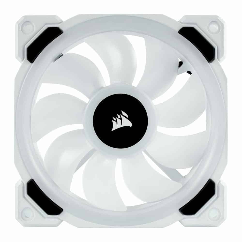 (image for) Corsair White LL120 RGB 120mm Dual Light Loop 1 Fan Expansion Pack